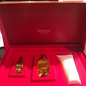 Estée Lauder beautiful perfume and lotion set